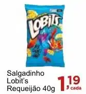Rossi Supermercado Salgadinho Lobit's Requeijão 40g oferta