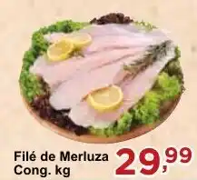 Rossi Supermercado Filé de Merluza Cong. kg oferta