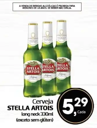 Cometa Supermercados Cerveja STELLA ARTOIS long neck 330ml (exceto sem glúten) oferta