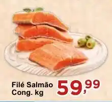 Rossi Supermercado Filé Salmão cong. kg oferta
