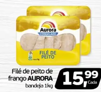Cometa Supermercados Filé de peito de frango AURORA bandeja 1kg oferta