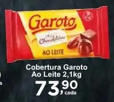 Rossi Supermercado Cobertura Garoto Ao Leite 2,1kg oferta