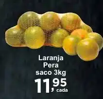 Rossi Supermercado Laranja Pera saco 3kg oferta