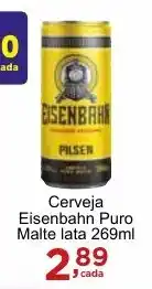 Rossi Supermercado Cerveja Eisenbahn Puro Malte lata 269ml oferta