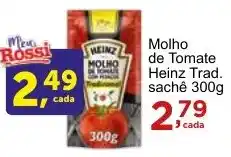 Rossi Supermercado Molho de Tomate Heinz Trad. sachê 300g oferta