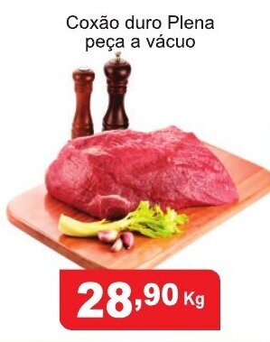 Calvo Atacadista Coxao duro Plena peca a Vacuo 1kg oferta