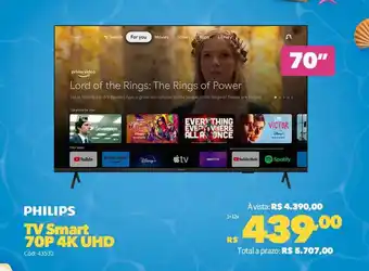 Deltasul PHILIPS TV Smart 70P 4K UHD oferta