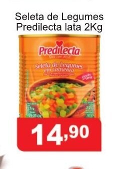 Calvo Atacadista Seleta de Legumes Predilecta lata 2kg oferta