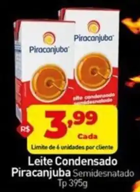 Rede Bom Lugar Leite Condensado Piracanjuba Semidesnatado Tp 395g oferta