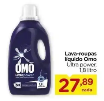 Carrefour Lava-roupas líquido Omo Ultra power, 1,8 litro oferta