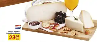 Carrefour Queijo de cabra holandês Cablanca oferta