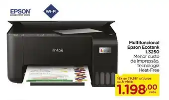 Carrefour Multifuncional Epson Ecotank L3250 oferta