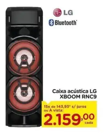 Carrefour Caixa acústica LG XBOOM RNC9 oferta
