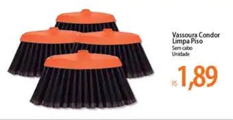 Atacadão Vassoura Condor Limpa Piso s/cabo oferta