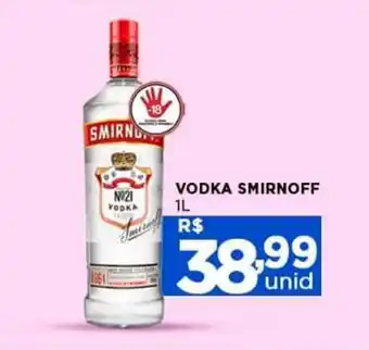 VODKA SMIRNOFF 1L
