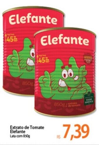 Atacadão Extrato de Tomate Elefante 850g oferta