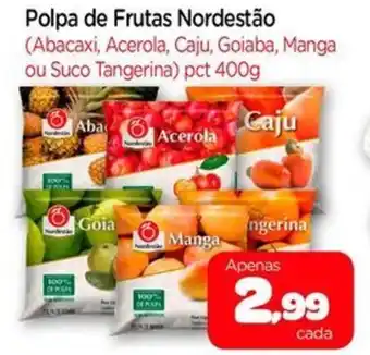 Nordestão Polpa de Frutas Nordestãopct 400g oferta