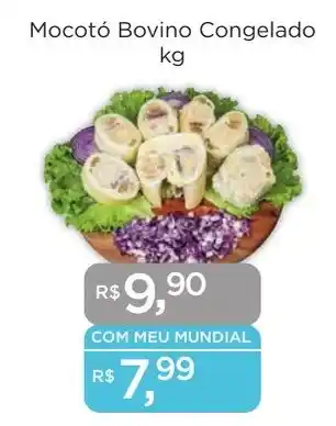 Supermercados Mundial Mocotó Bovino Congelado kg oferta