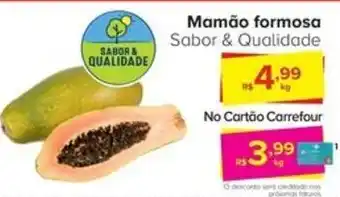 Mamão formosa Sabor & Qualidade