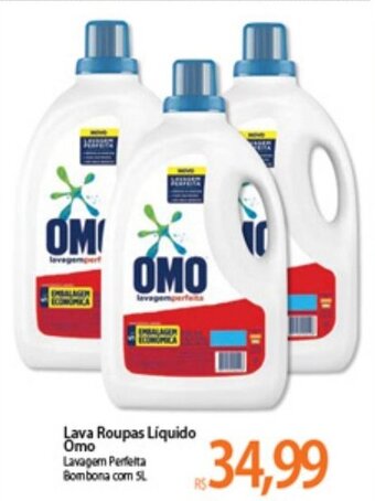 Atacadão Lava roupas Liquido Omo 5L oferta