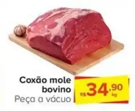 Carrefour Coxão mole bovino 34,⁹0 Peça a vácuo oferta