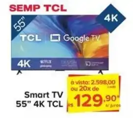 Carrefour Smart TV 55" 4K TCL oferta