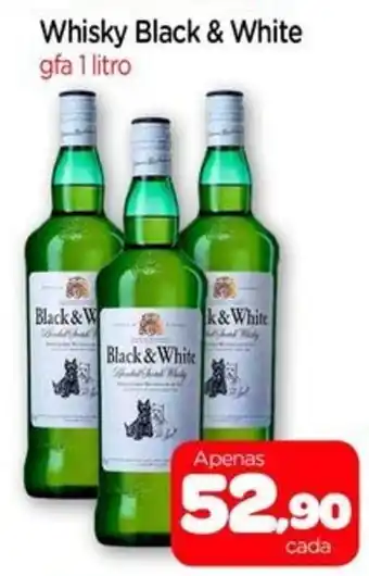 Nordestão Whisky Black & White gfa 1 litro oferta