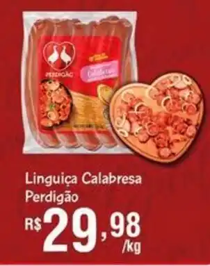 Nordestão Linguiça Calabresa Perdigão oferta