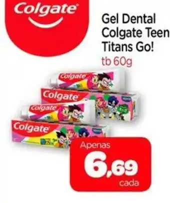 Nordestão Gel Dental Colgate Teen Titans Go! tb 60g oferta