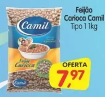 Cercadão Feijão Carioca Camil Tipo 1 1kg oferta
