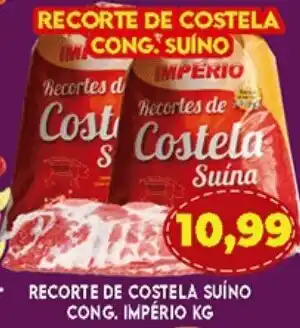 Supermercados Cristal Recorte de Costela Suino Cong. Imperio 1kg oferta