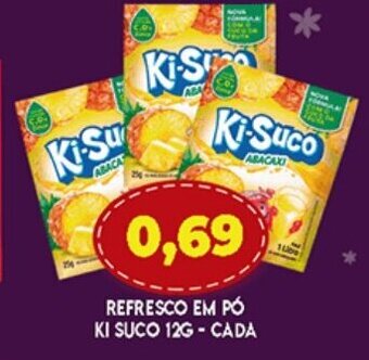 Supermercados Cristal Refresco em po Ki Suco 12g - cada oferta