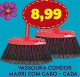 Vassoura Condor Madri com cabo - cada