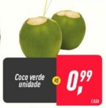 Frangolândia Coco verde unidade oferta
