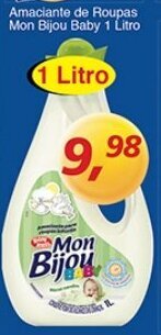 Amaciante de roupas Mon Bijou Baby 1L