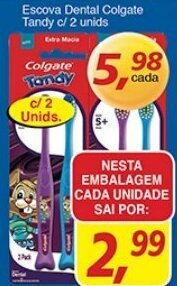 Supermercados Guanabara Escova Dental Colgate Tandy c/2 unids. oferta