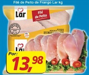 Supermercados Guanabara File de Peito de Frango Lar 1kg oferta