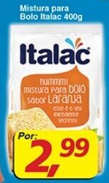 Supermercados Guanabara Mistura para Bolo Italac 400g oferta