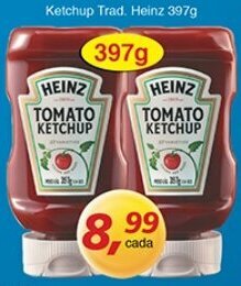 Supermercados Guanabara Ketchup Trad. Heinz 397g oferta