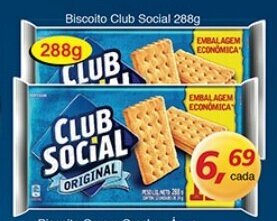 Supermercados Guanabara Biscoito Club Social 288g oferta