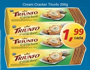 Supermercados Guanabara Cream Cracker Triunfo 200g oferta