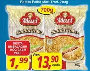 Supermercados Guanabara Batata Palha Mari Trad. 700g oferta