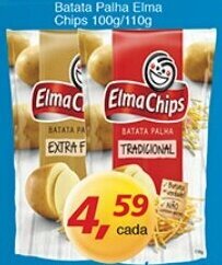Supermercados Guanabara Batata Palha Elma Chips 100g/110g oferta