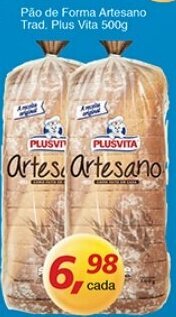 Pao de Forma Artesano Trad. Plus Vita 500g