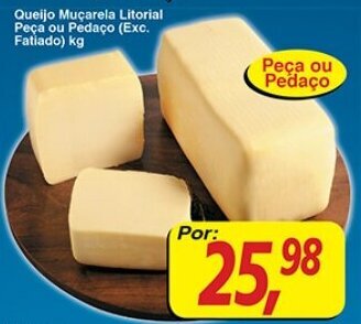Supermercados Guanabara Queijo Mucarela Litoral peca pu pedaco 1kg oferta