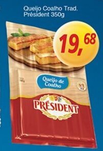 Supermercados Guanabara Queijo Coalho Trad. President 350g oferta