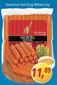 Supermercados Guanabara Salsicha Hot Dog Wilson 1kg oferta