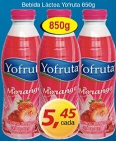 Supermercados Guanabara Bebida Lactea Yofruta 850g oferta