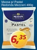 Massa p/ Pastel Redonda Mezzani 400g
