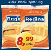 Supermercados Guanabara Queijo Ralado Regina 100g oferta